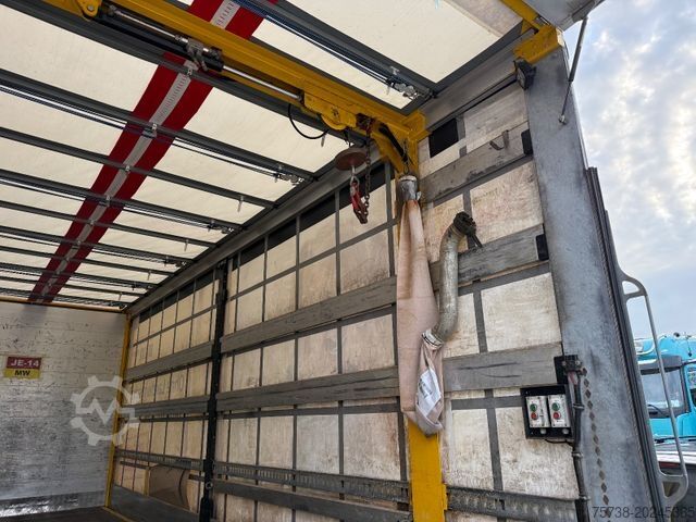 Camião plataforma com lona DAF XF 480 SSC/Kompressor/Intader/Dinkel/Getreide