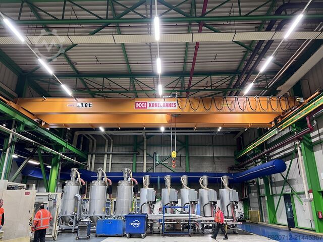 Dupli nosač 18.800 mm x 20 tona Konecranes Dubbelligger Bovenloopkraan