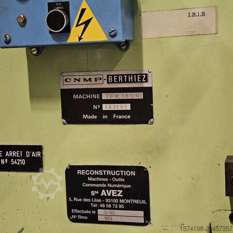 Vertikaldrehmaschine BERTHIEZ tfm 160