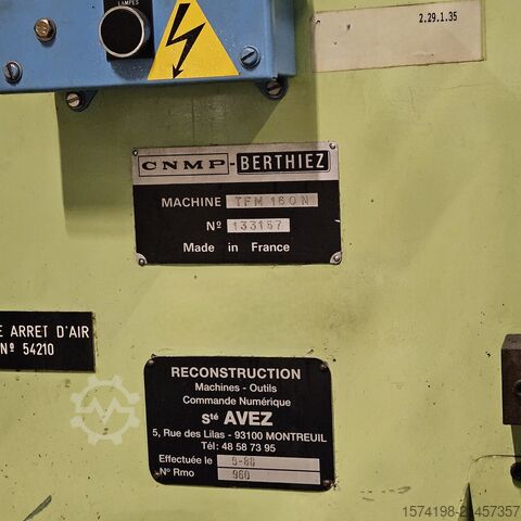 Vertikaldrehmaschine BERTHIEZ tfm 160
