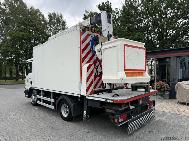 Nákladní pracovní plošina MAN TGL 12.180 Koffer mit Ruthmann Versalift 14.90m