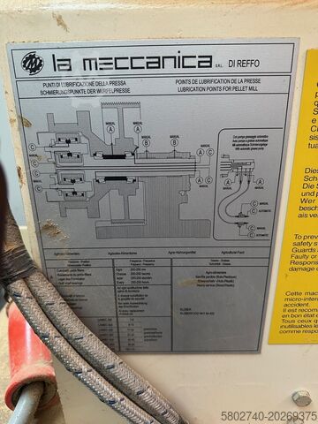 Pelletpers La Meccanica voor diervoeder la meccanica pellets Presse pellet mill clm 200 inkl. Sonderzubehör