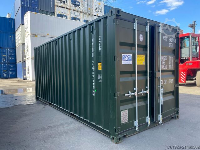 Conteneur fermé Other 20 ft. Container ONE WAY in RAL 6007
