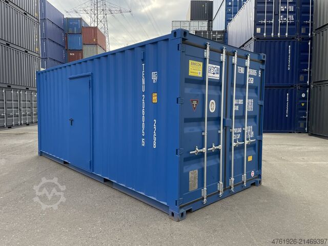 Gesloten container Other 20’ DV mit Fachbodenregalen, Licht, Tür