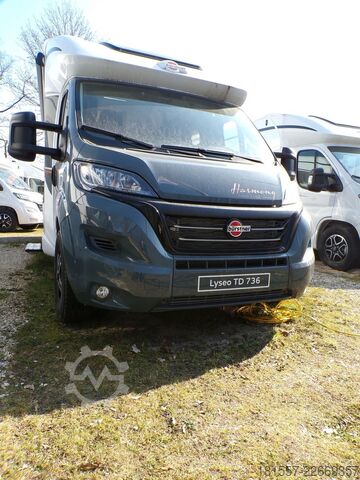 Caravana semiintegrada BÜRSTNER Lyseo TD 736 Hubbett, Markise, Abwassert. beh.