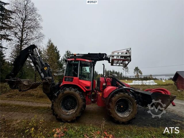Graafarm Huddig 1260B Backhoe w/ Huddig 2000 lift, tilt and sandin