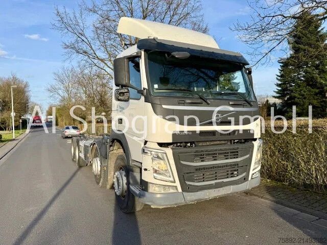 Chasis con cabina Volvo FM 410 / 8x4 / Blatt - Luft / Eu6