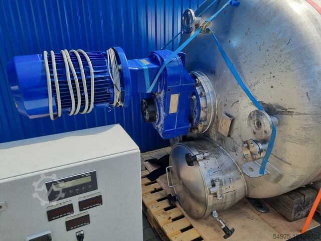 Tanque agitador con doble camisa