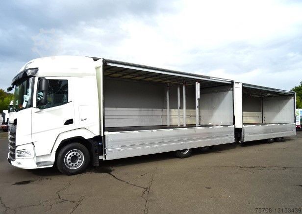 Camião de bebidas DAF XF 480NG*7,7m Schwenkwand*Lenkachse*LBW*Retarder