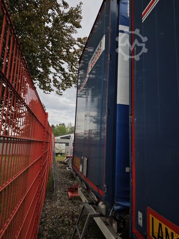 Otevřený návěs s plachtou KRONE Mega Lang LKW SAF-Achsen Hubdach Multilock