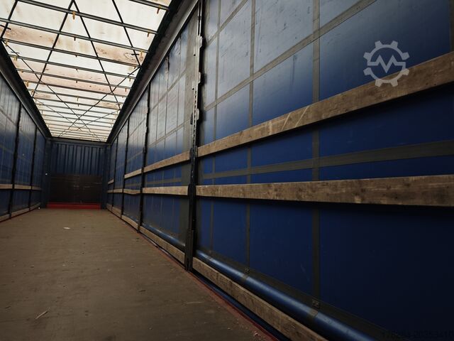 Otevřený návěs s plachtou KRONE Mega Lang LKW SAF-Achsen Hubdach Multilock