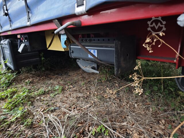 Otevřený návěs s plachtou KRONE Mega Lang LKW SAF-Achsen Hubdach Multilock