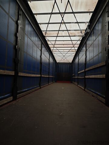 Otevřený návěs s plachtou KRONE Mega Lang LKW SAF-Achsen Hubdach Multilock