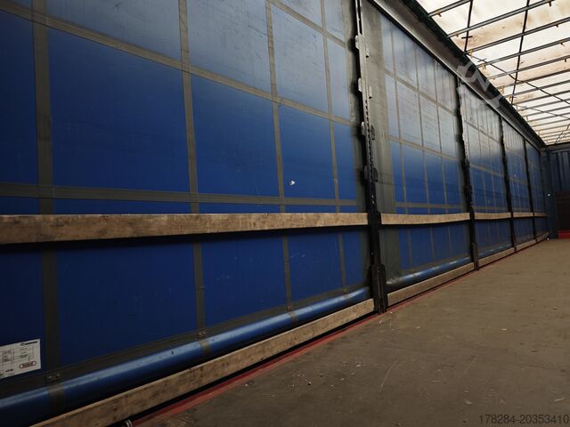 Otevřený návěs s plachtou KRONE Mega Lang LKW SAF-Achsen Hubdach Multilock