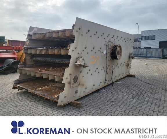  Nordberg-Dragon Type: 25/60-3.5 Surface: 6000 mm x 2500 mm – 3,5 Decks Upper Deck Screening machine Nordberg-Dragon 25/60-3.5