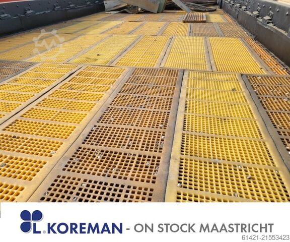 Screening machine Binder 24/60-2 Binder Type: KS 2400/6 Surface: 6000 x 2400 mm – 2 Decks Screening machine Binder 24/60-2