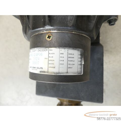 μονάδα ελέγχου Sanyo Denki AC Servo Motor mit F681024F06 / 09907 Optical Shaft Encoder