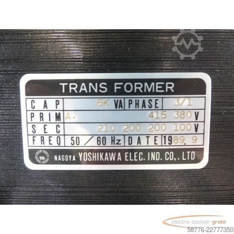 Componente  Yoshikawa 6KVA Transformator - 50-60Hz