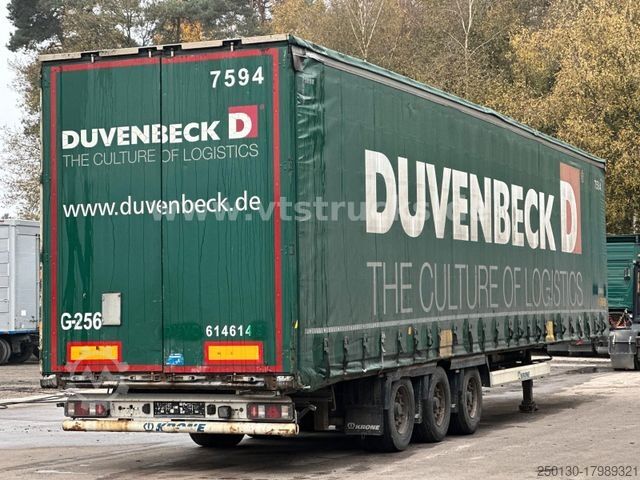 Naczepa otwarta z plandeką KRONE SD Pritsche + Plane Edscha-Verdeck