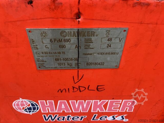 Electric 3-wheel forklift Linde E20L-02