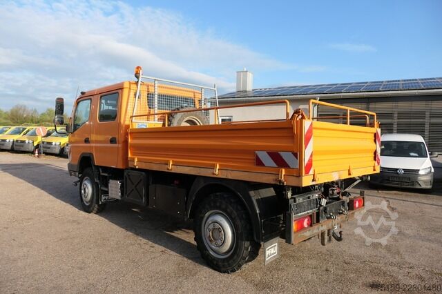 Furgoneta pick-up mitsubishi Pfau Rexter A 8000 4x4 DoKa AHK KLIMA Vorbaukehrmaschine