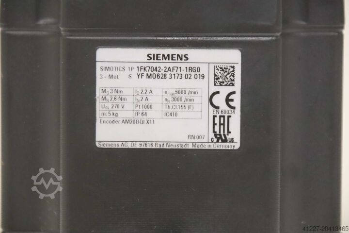 Servo zupčasti motor Siemens Wittenstein 1FK7042-2AF71-1RG0  SP 075S-MC2-25