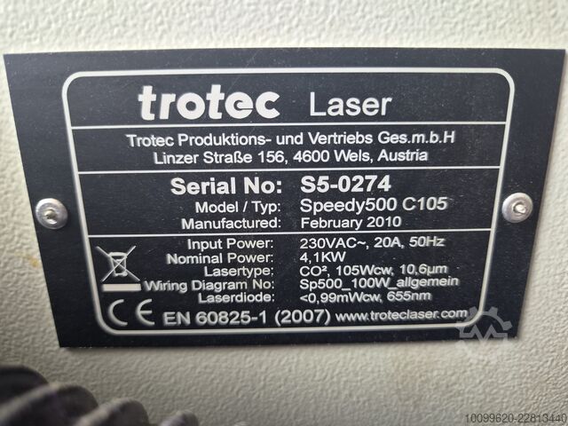Graveringsmaskine Trotec Speedy 500