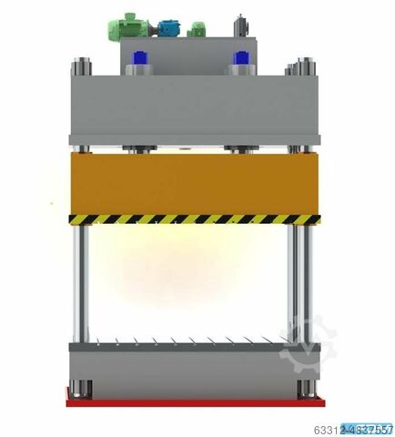 Hydraulische pers Hidrobrasil 350 Tonnen Viersäulenpresse