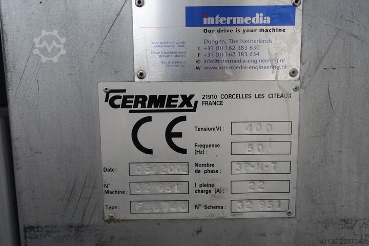 Πτυσσόμενη μηχανή για χαρτόνι Cermex F38740