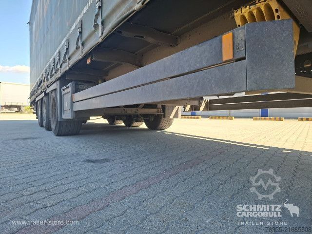Open semitrailer with tarp Schmitz Cargobull Curtainsider Mega