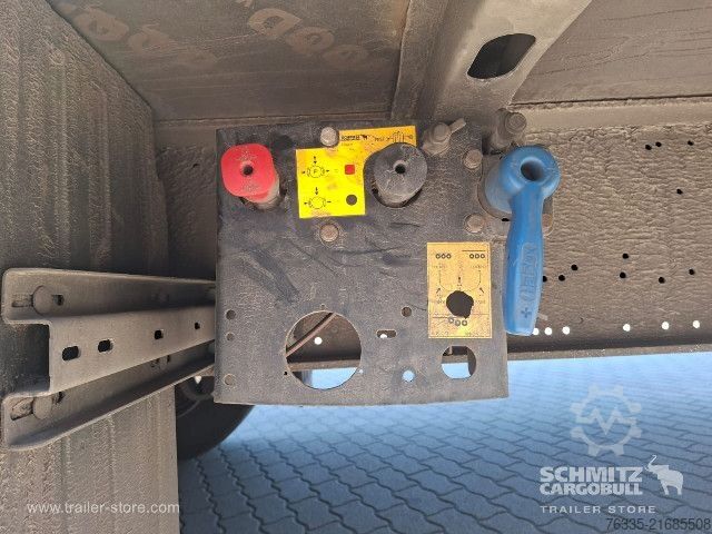 Open semitrailer with tarp Schmitz Cargobull Curtainsider Mega