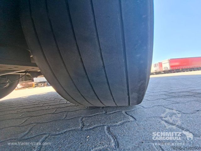 Open semitrailer with tarp Schmitz Cargobull Curtainsider Mega