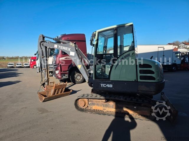 Minigraafmachine TEREX TC 48 / 4,8ton / SW 2 Löffel