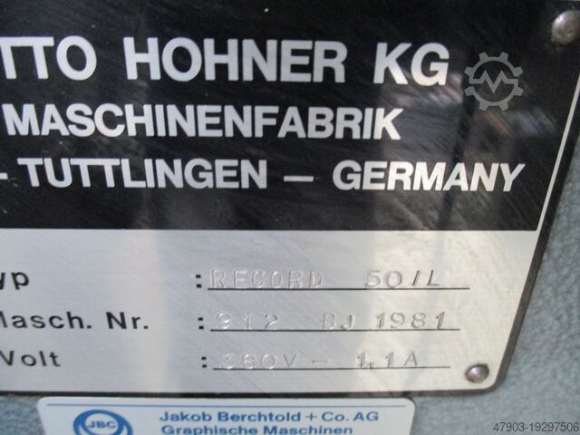 Máquina de coser Hohner Record 50/L