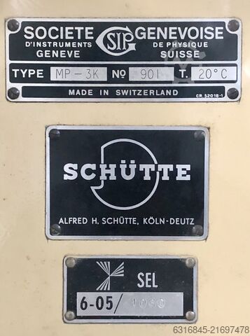 Jig boring machine Societe Genevoise SIP MP-3K