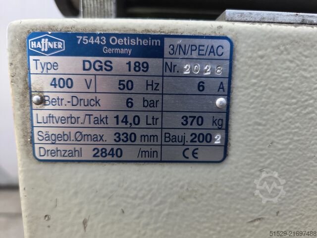 Biçim testeresi Haffner DGS 189