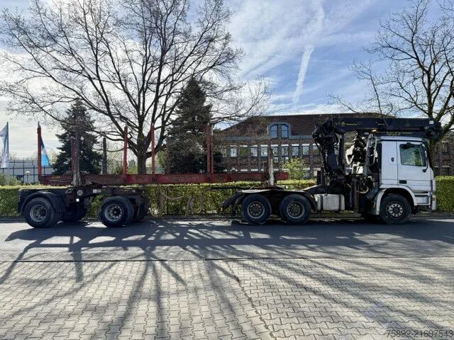 Kereste taşıyıcı Mercedes-Benz Actros 2644 Holz Kran Palfinger SRX47/Komplettzug