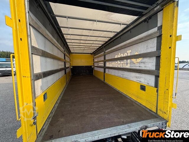Camião plataforma com lona  Actros 2533L EDSCHA Curtainsider