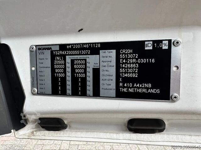 MTS standard Scania R410 4x2 2018 ALCOA'S AUTOMAAT