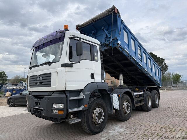 ανατρεπόμενο φορτηγό MAN 41.480 TGA KIPPER 8x4 40Ton Euro3