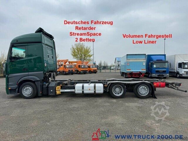 Felépítménycserélő teherautó Mercedes-Benz Actros 2536 6x2 Mega Volumen 2 Betten + Retarder