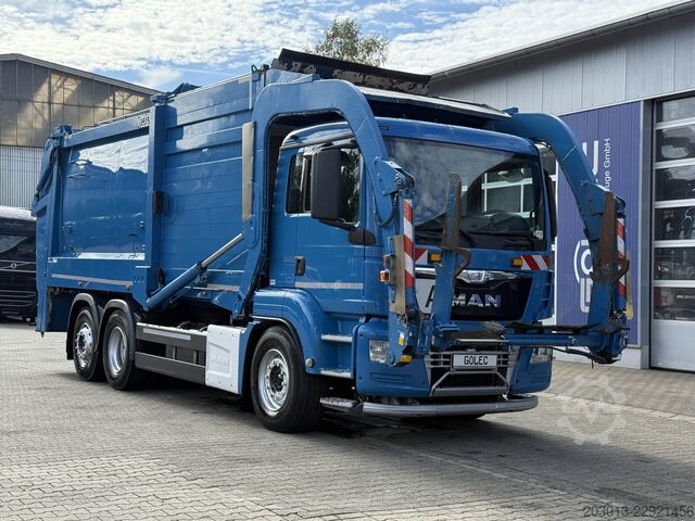 Skraldevogn MAN TGS 26.320 6x2-4 Müllwagen Frontlader