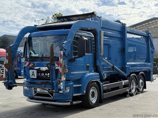 Skraldevogn MAN TGS 26.320 6x2-4 Müllwagen Frontlader