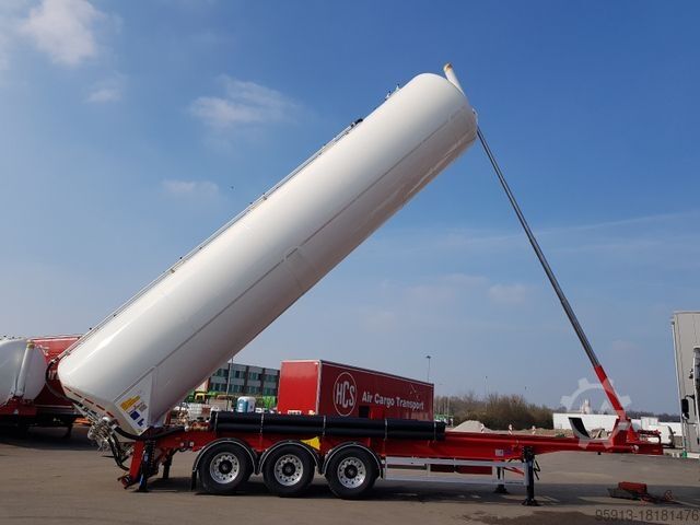 Silo oplegger KÄSSBOHRER SSK 60m³ Kippsilo / tipping E-Hydraulik