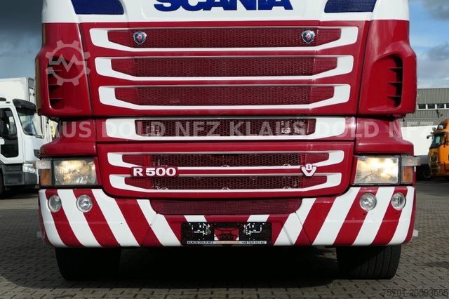 LKW mit Pritsche (offen) SCANIA R500 Pritsche Kran Palfinger Lift-/Lenkachse Eu5