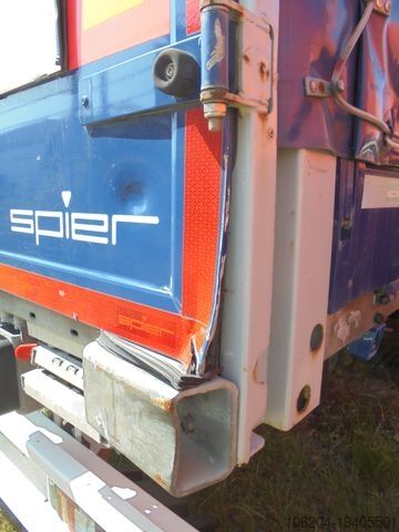 Remolque abierto con toldo SPIER ZPL255 Plane Durchladeoption