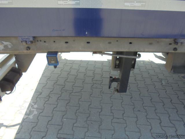 Remolque abierto con toldo SPIER ZPL255 Plane Durchladeoption