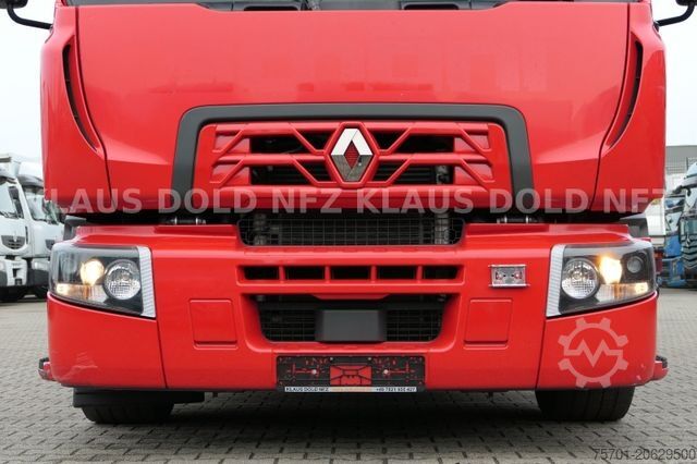Plattewagen met zeil RENAULT DWide 18.320 Pritsche Plane Vollluft XL-Tank LBW