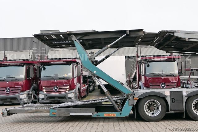 Autopřepravník MERCEDES-BENZ Actros 1848 GigaSpace Autotransp. Rolfo 2-Tanks