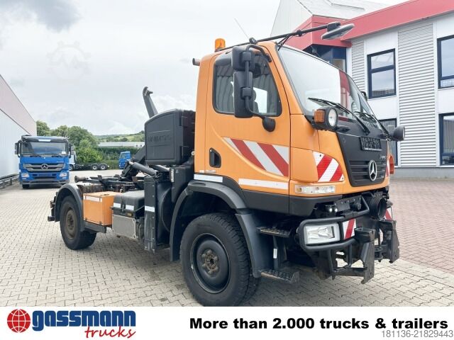 Speciallastbil Unimog U 20 4x4, City-Abroller, Zapfwelle,